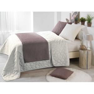Francouzský přehoz na postel krémové barvy 220 x 240 cm