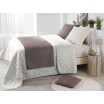 Francouzský přehoz na postel krémové barvy