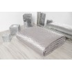 Luxusní saténové přehozy na postel v stříbrno šedé barvě
