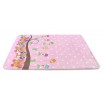 Dětský koberec se sovičky v růžové barvě