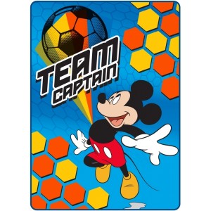 Fotbalová dětská deka s motivem Mickey mouse