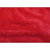 Červená deka z mikrovlákna