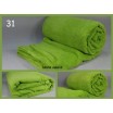 Hrubé luxusní deky jasné zelené barvy