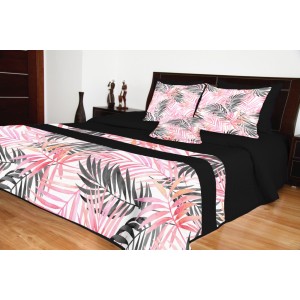 Pléd na postel s růžovým designem