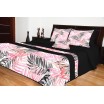 Pléd na postel s růžovým designem
