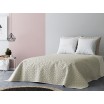 Přehoz na dvoulůžko přes postel béžovo krémové barvy