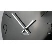 Luxusní nástěnné hodiny do obývacího pokoje v černé barvě