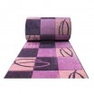 Moderní fialový koberec na metry