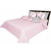 Růžové přehozy na postel prošívané