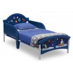Dětské postele modré barvy s vesmírným motivem