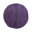 Fialový koberec kruhový shaggy