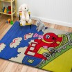 Veselý dětský koberec s vláčkem