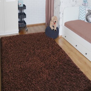 Čokoládový koberec SHAGGY