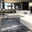 Moderní šedý koberec do obýváku