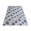 Kusový koberec s šedými hvězdičkami