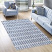Moderní koberec v šedé barvě do obývacího pokoje