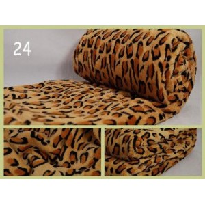 Deky na postele barva gepard
