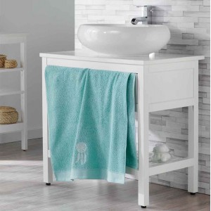 Kvalitní ručník mentolové barvy bavlněný