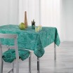 Ubrus do kuchyně zelené barvy s listovým vzorem GATSBY