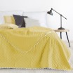 Kvalitní prošívaný přehoz na postel žluté barvy