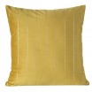 Dekorační povlaky na polštáře zlaté barvy 45x45 cm