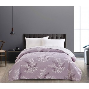 Kvalitní přehozy na postel fialové barvy