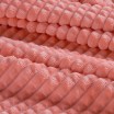 Stylová teplá deka korálově růžové barvy