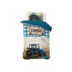 Bavlněné ložní povlečení pro chlapce s velkým potiskem traktoru 140x200 cm