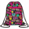 Tříčlenný krásný školní batoh pro dívky s motivy kiss a emogi