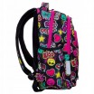 Tříčlenný krásný školní batoh pro dívky s motivy kiss a emogi