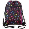 Školní taška batoh pro dívky v tříčlenné sadě s motivem koček
