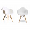Luxusní bílá designová židle do jídelny