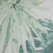 Zelený dekorační závěs s motivem palmových listů
