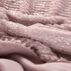 Teplá kvalitní deka z mikrovlákna v růžové barvě
