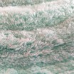 Kvalitní kulatý koberec v mentolové barvě