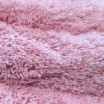 Kulatý koberec s průměrem 90cm v růžovo pudrové barvě