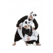 Černo bílý kigurumi overal s motivem pandy