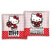 Hello Kitty červeno-bílý povlak na polštář