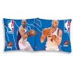 Modrý povlak na polštář s basketbalistou NBA