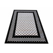 Černo bílý moderní koberec v skandinávském stylu