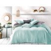 Přehoz na postel v mentolové barvě 170 x 210 cm