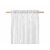 Jednoduchá bílá záclona na okno 140 x 250 cm