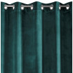 Krásný sametový závěs petrolejové barvy 140 x 250 cm
