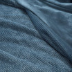 Měkký tmavě modrý přehoz na postel 220 x 240 cm