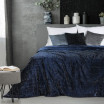 Luxusní modrý přehoz na postel nebo gauč