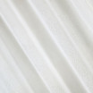 Bílá záclona na kruhy se všitým vzorem 140 x 250 cm