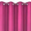 Jednobarevné dekorační závěsy purpurové barvy 140 x 250 cm