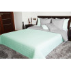 Moderní prošívaný přehoz na postel v mátově zelené barvě