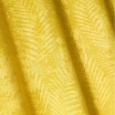 Žluté zatemňovací závěsy s tropickým motivem 140x240 cm