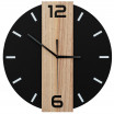 Exkluzivní nástěnné hodiny v černé barvě